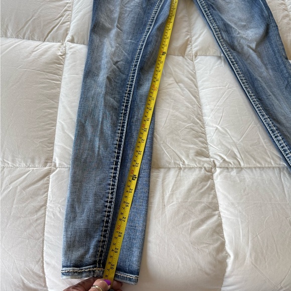 Rock Revival Women's Faded Blue Skinny Jeans “Stacia” - Picture 5 of 6